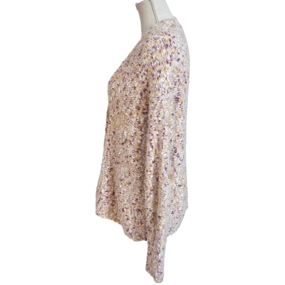 Callahan Anthropologie Women's Garland Speckled Eyelash Button Cardigan Sz S NWT - Picture 5 of 7